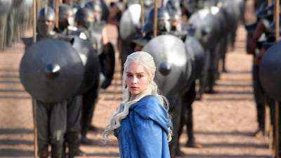 Emilia Clarke in 'Game of Thrones'. Courtesy OSN