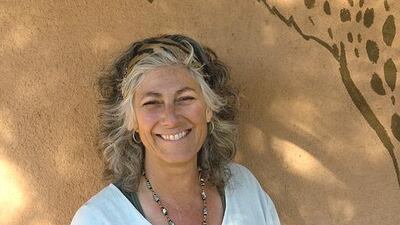 Dr Laurie Marker of the Cheetah Conservation Fund is in the UAE seeking support for a DNA register. Courtesy Cheetah Conservation Fund