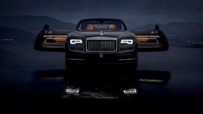 The 55-car limited edition Wraiths are designed to bring the latest technology to the Rolls driving and passenger experience. Courtesy Rolls-Royce