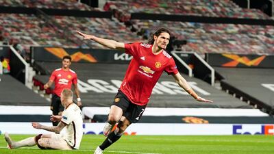 Manchester United look set to reach the Europa League final, which up to 9,500 fans will be able to attend, following the 6-2 semi-final first leg win over AS Roma. PA