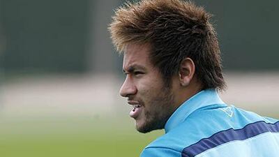 Neymar is recovering from an ankle injury. Albert Gea / Reuters