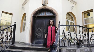 Sarah Pervez, a supply chain executive with Easa Saleh Al Gurg Group, says she will use the breastfeeding room being launched her company and Philips Avent once she delivers her second baby this end of the month. Jeffrey E Biteng / The National