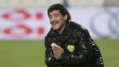 Former Al Wasl coach Diego Maradona will remain in Dubai as a sports ambassador