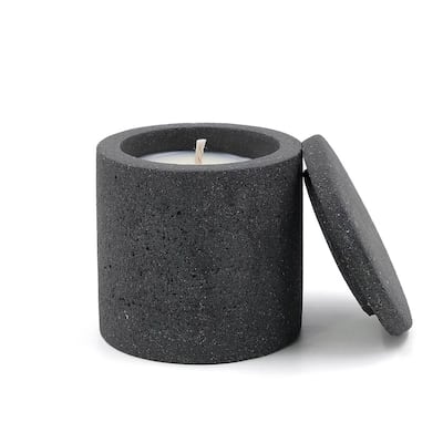 Oud candle in a reusable jar made from construction waste; Dh55. Photo: Innara