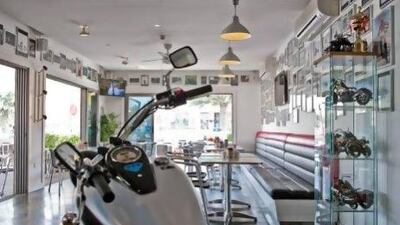 The airy space comes into its own this time of year, when the doors and windows open. Antonie Robertson / The National