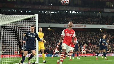 Gabriel - 7, Moved the ball around well and defended well to deny Leon Bailey as the Jamaican tried to break forward. Got away with letting Matty Cash’s throw float over his head. AFP