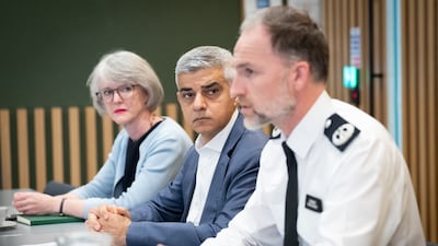 Mayor of London Sadiq Khan holds a multifaith roundtable with Jewish and Muslim faith leaders at City Hall in the capital. PA