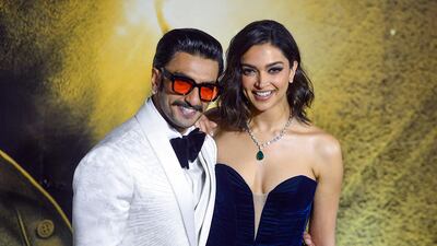 Ranveer Singh and Deepika Padukone are both top Bollywood stars. AFP