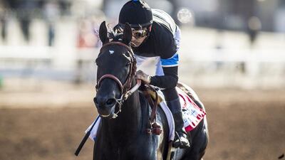 Jockey Mike Smith will once again be aboard Shared Belief, this time for the Grade 1 Awesome Again Stakes. AP Images