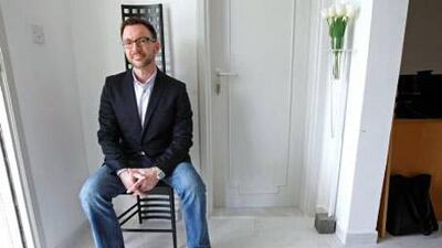 Sharjah, March 10, 2011 - Interior Design Professor Robert Reid in his apartment at the American University of Sharjah in Sharjah March 10, 2011. (Jeff Topping/The National)