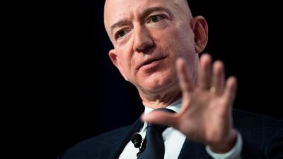 Amazon and Blue Origin founder Jeff Bezos is top of the list. AFP