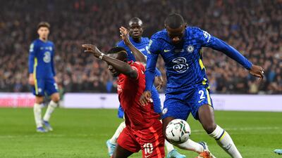 Antonio Rudiger - 7. The German was strong on the right side of the back three. He kept a tight rein on Salah and took a physical approach. AFP