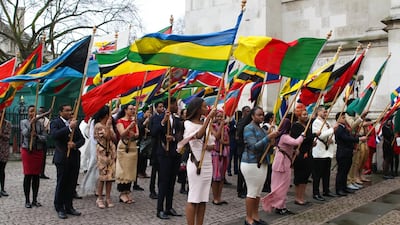 The Commonwealth service at Westminster Abbey in London earlier this year. Courtesy of Picture Partnership / Westminster Abbey
