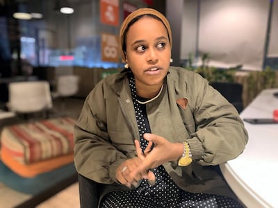 Sudanese activist Ghadeer Hamdi. Photo by Hamza Hendawi for The National