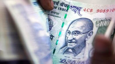 The trade in Indian rupees dominated the Dubai Gold and Commodities Exchange last year. Prashanth Vishwanathan / Bloomberg News