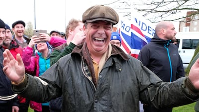 Nigel Farage bills himself as a man of the people, protecting their best interests. Getty.