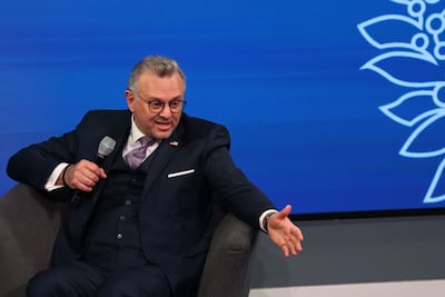 US Department of State's senior advisor to the president for Arab and African Affairs Massad Boulos. AFP