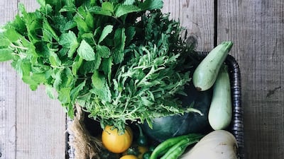 Fresh locally grown seasonal produce at Farmer's Market on the Terrace. Courtesy Sally Prosser