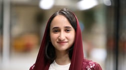 Maryam Alabbar is one of the young Emiratis selected for the inaugural MZN Hub71 programme. Chris Whiteoak / The National