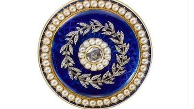 John Baker decorative neoclassical pocket watch, circa 1800