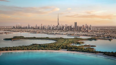Naia island is being developed along the Jumeirah coast by Shamal Holding. Photo: Dubai Sotheby’s International Realty