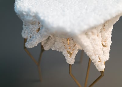 A table from Tashkeel artist Hala Al Ani's Liminal Series