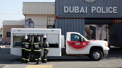 The team are part of the Dubai Police