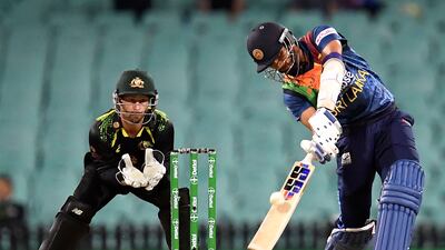 Sri Lanka captain Dasun Shanaka scored a quickfire 34. AFP