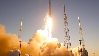 The unmanned Falcon 9 rocket, launched by SpaceX and carrying NOAA's Deep Space Climate Observatory Satellite, lifts off from launch pad 40 the Cape Canaveral Air Force Station in Cape Canaveral, Florida. Scott Audette / Reuters