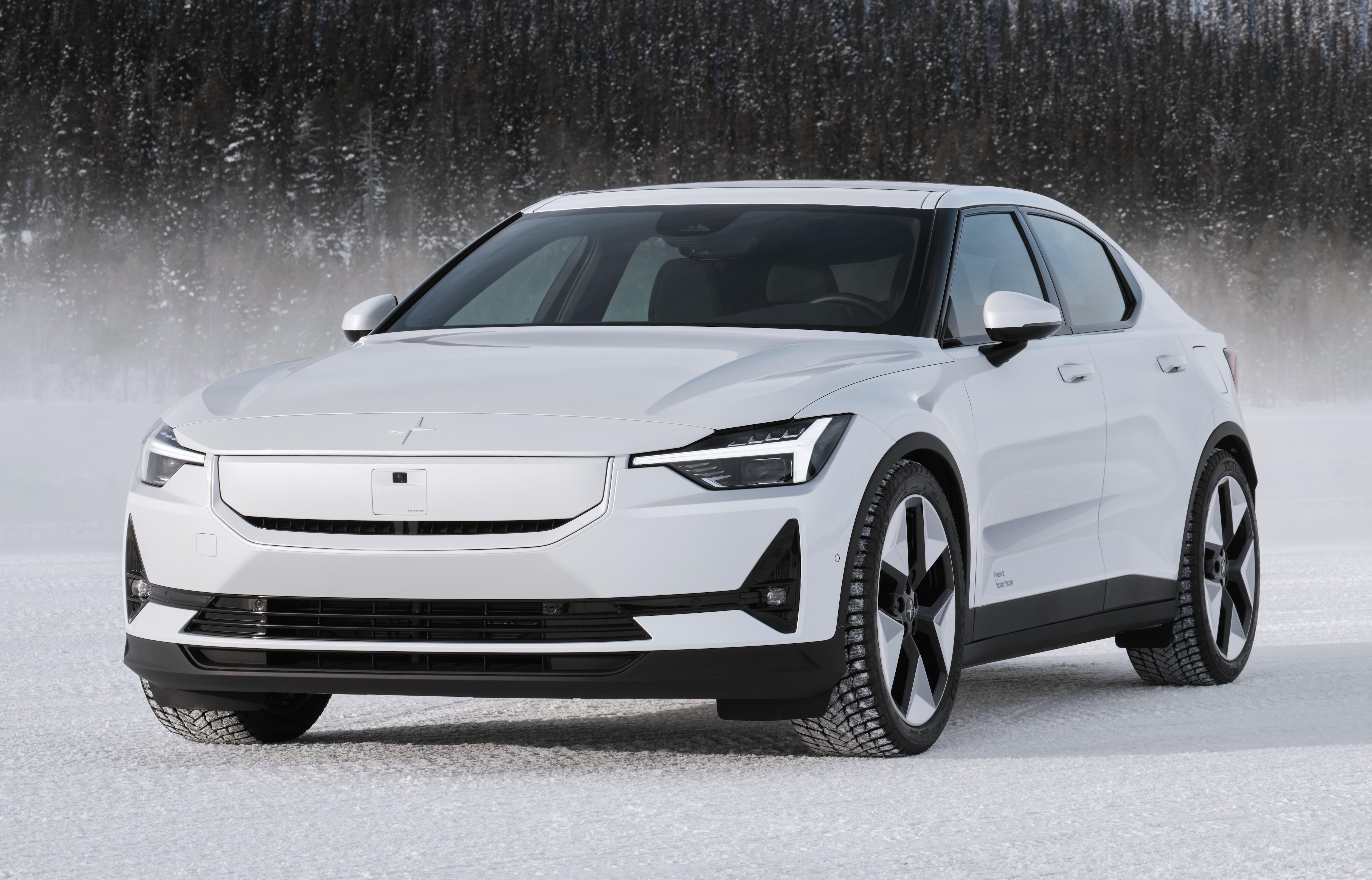 The Polestar 2 offers a claimed driving range of up to 546km, with 2024 models available in the UAE from Dh89,900. Photo: Polestar