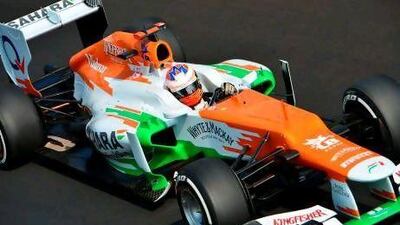 Force India's driver Paul di Resta will start the Grand Prix in ninth.
