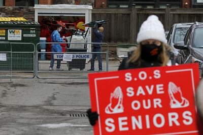 Many Canadians are angry with the government's failure to protect the elderly during the Covid-19 pandemic. Reuters