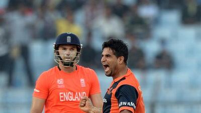 Despite humiliating defeats, such as in the hands of the Netherlands at last year’s World Twenty20, England continue to play in ICC events, while the likes Afghanistan get no such guarantees. Prakash Singh / AFP