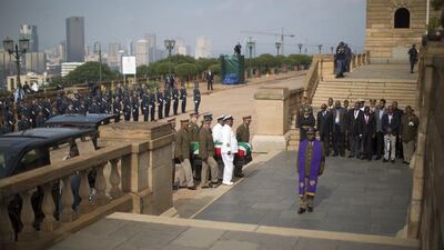 Mandela’s body will lie in state in Pretoria for three days. Marco Longari / AFP Photo