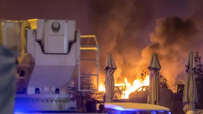 By 3.40am local time, the Dubai Media Office reported that the Dubai Civil Defence had brought the fire under control and that cooling operations were underway.