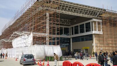 New building in Uttar Pradesh, India. The country's developers could be left facing tough times. Bloomberg