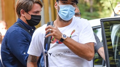 The Italian exam was a first step required in order to receive a passport ahead of a potential transfer to Juventus, a move which has since been abandoned. EPA