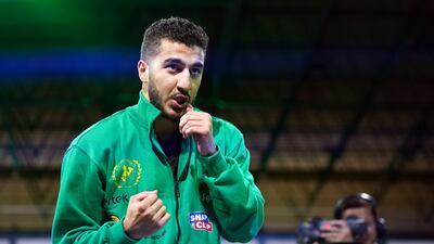 Ziyad Al Maayouf during a workout at the Club Saudi Arabian Airlines in Jeddah, Saudi Arabia on Tuesday August 16, 2022. PA