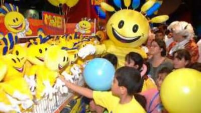 Modhesh merchandise on sale in Dubai.