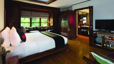 A room at Belmond Governor’s Residence. Courtesy Belmond