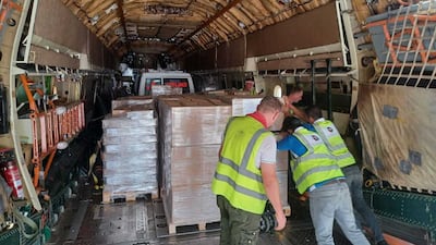 The UAE sent medical aid and emergency response vehicles to Syria. Wam