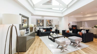 The glass topped reception room. Courtesy Wetherell