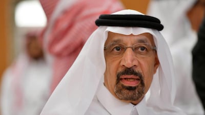 Saudi Arabian Energy Minister Khalid Al Falih after the Opec's 14th Meeting of the Joint Ministerial Monitoring Committee in Jeddah. Reuters