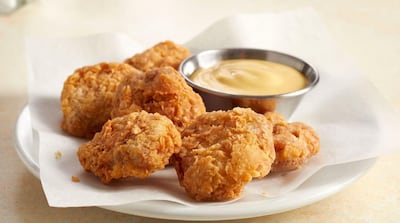 Lab-grown chicken nuggets, made by Just, Inc. Courtesy: Just