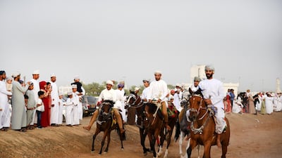 Horsemen in Yahmadi. Courtesy David Ismael