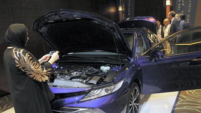 The car features regenerative breaking. Satish Kumar for The National