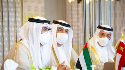 Dr Sultan Al Jaber, Minister of Industry and Advanced Technology, has led an Emirati delegation to Oman.