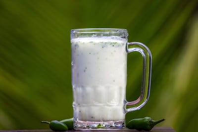 Chaas is spiced buttermilk seasoned with cumin. Getty Images