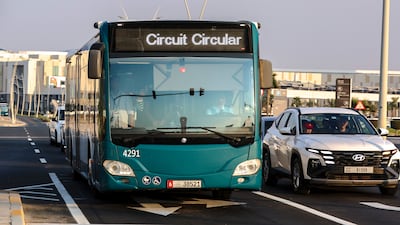 A comprehensive traffic management plan is in place for the showpiece Abu Dhabi Grand Prix. Victor Besa / The National