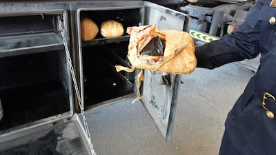 Port officials said the drugs were smuggled in various ways, including being hidden inside refrigerated containers. Photo: Sharjah Customs